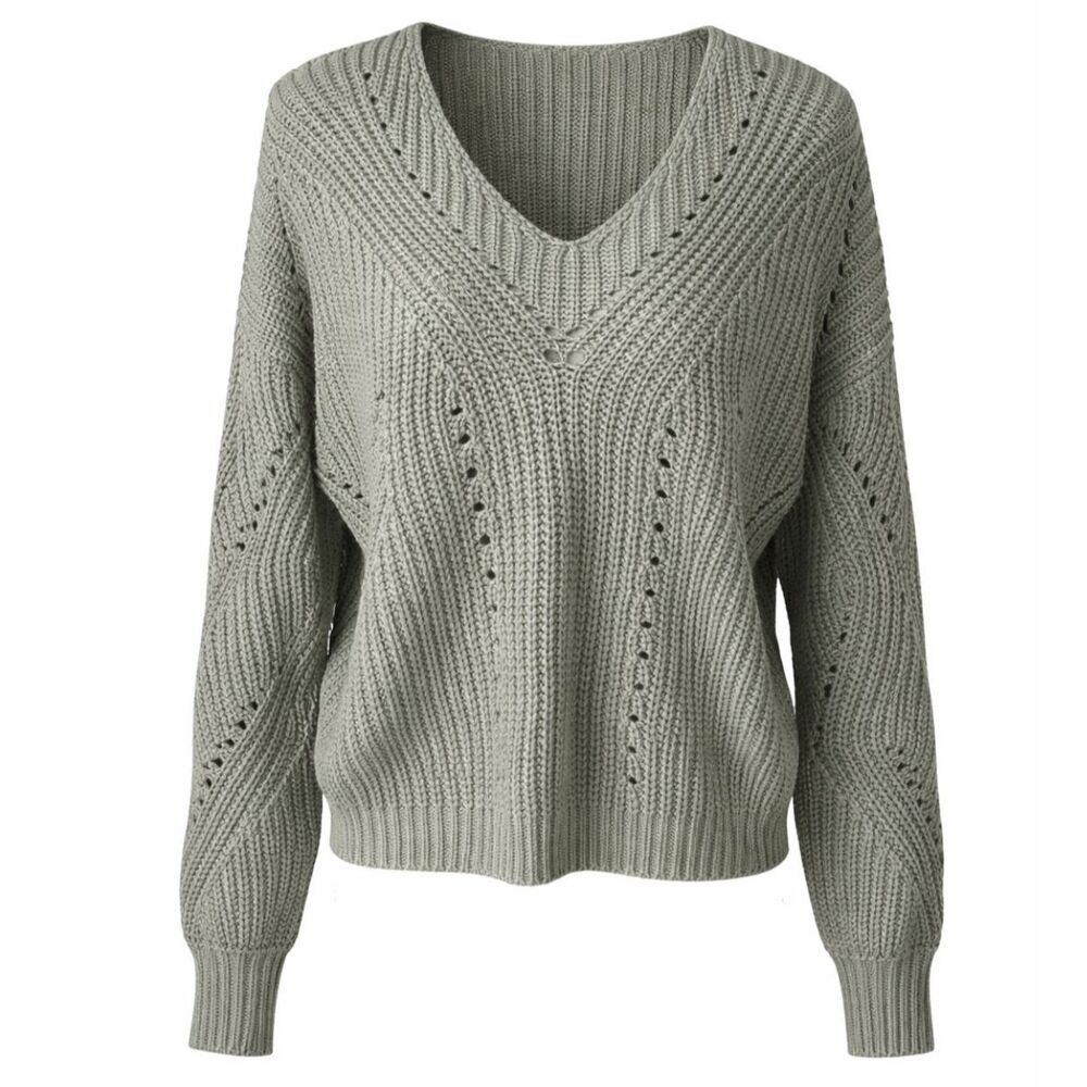MOON & MADISON OVERSIZED CASUAL CLASSIC EVERYDAY LOOSE KNIT SWEATER SIZE SMALL